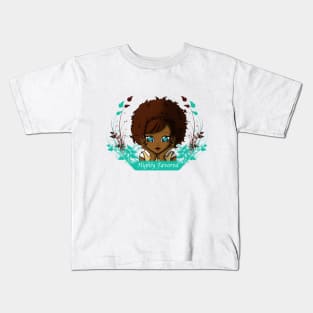 African American Woman Kids T-Shirt